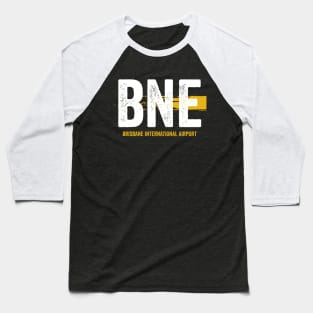 BNE Airport Code Brisbane International Airport Baseball T-Shirt